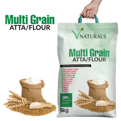 MultiGrain Atta / Flour - A Healthy Blend of Multiple Grains to Keep You Strong and Healthy