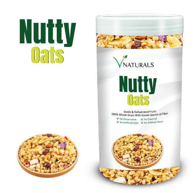 Nutty Oats - All in One Crunchy Bites of Fruits and Nuts & Power in Every Spoon