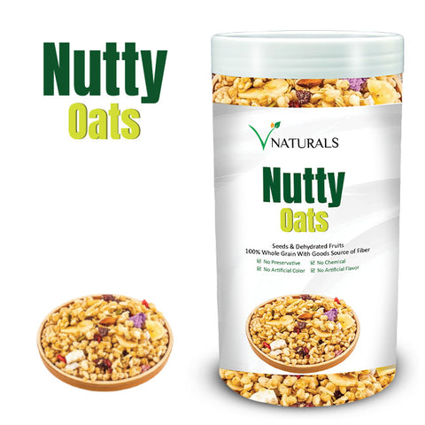 Nutty Oats - All in One Crunchy Bites of Fruits and Nuts & Power in Every Spoon